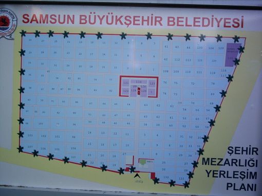  SAMSUN asri mezarlık imar pilanı