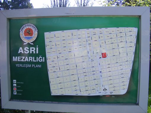  asri mezarlık haritası