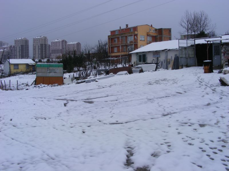 samsun merkeze 2013 ilk karı yağdı
